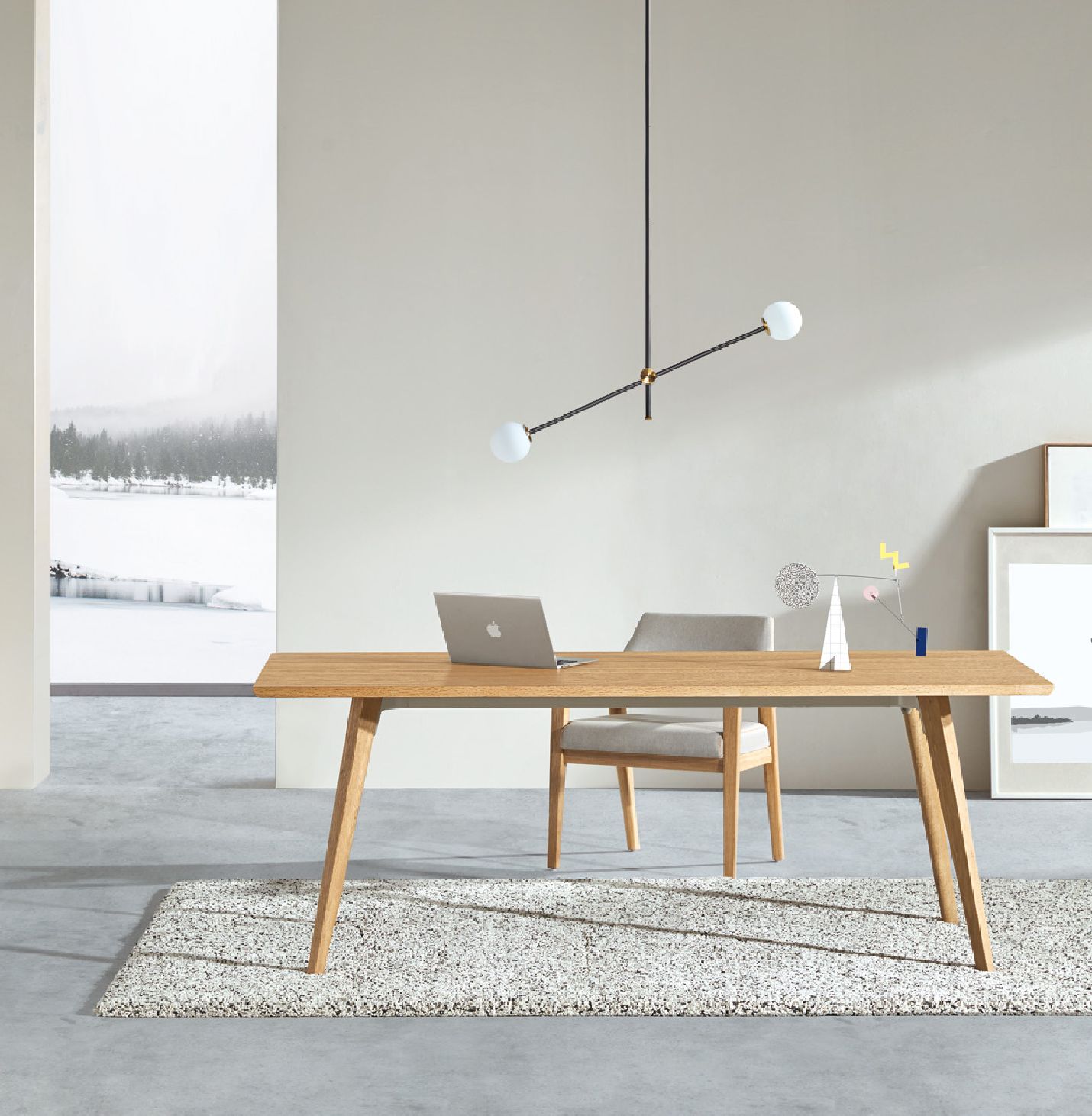 Integrando Paisajes Nórdicos en el Diseño Moderno de Oficinas